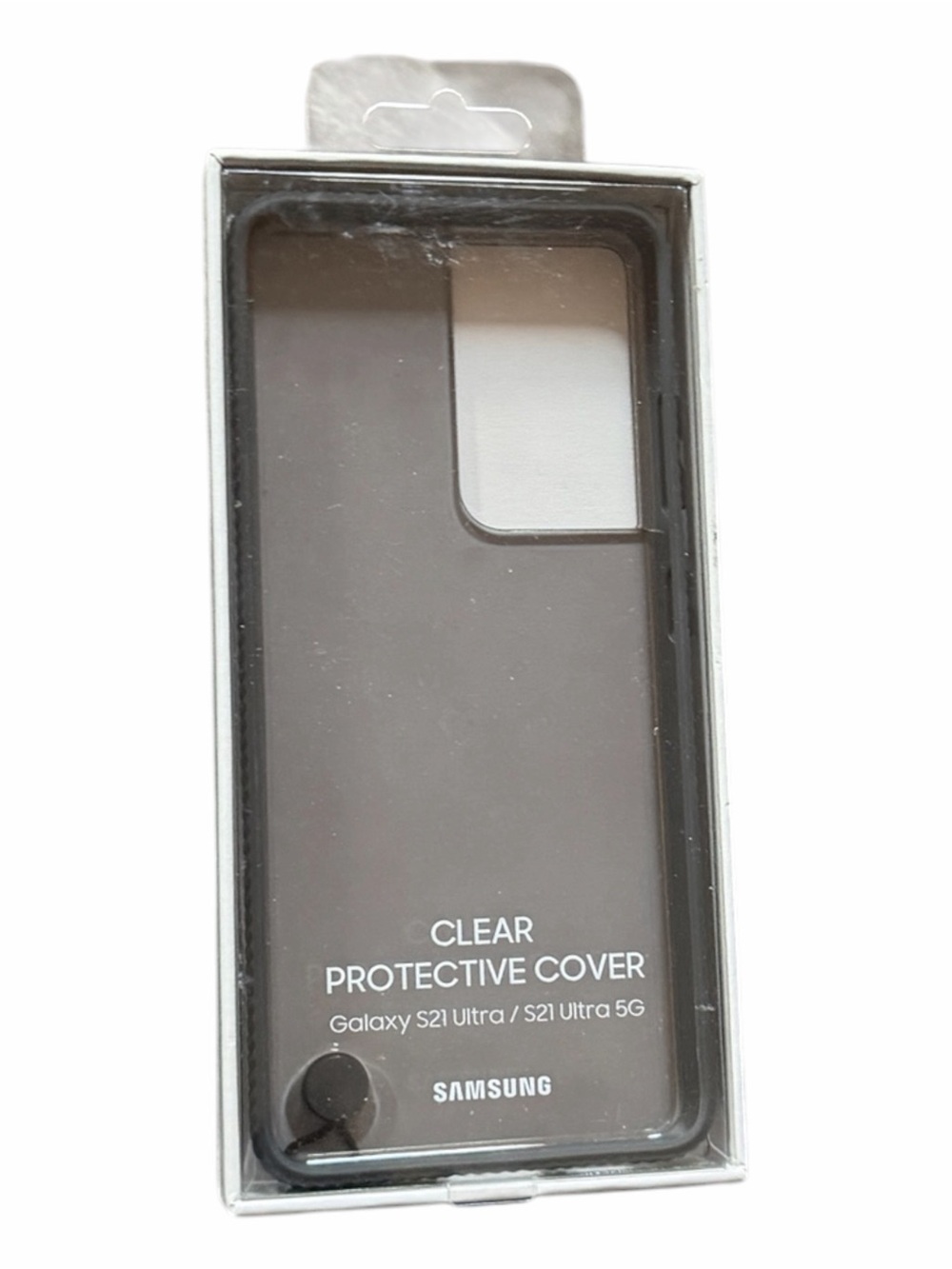 Samsung Clear Protective Cover Case for Galaxy S21 Ultra - Smoke Clear